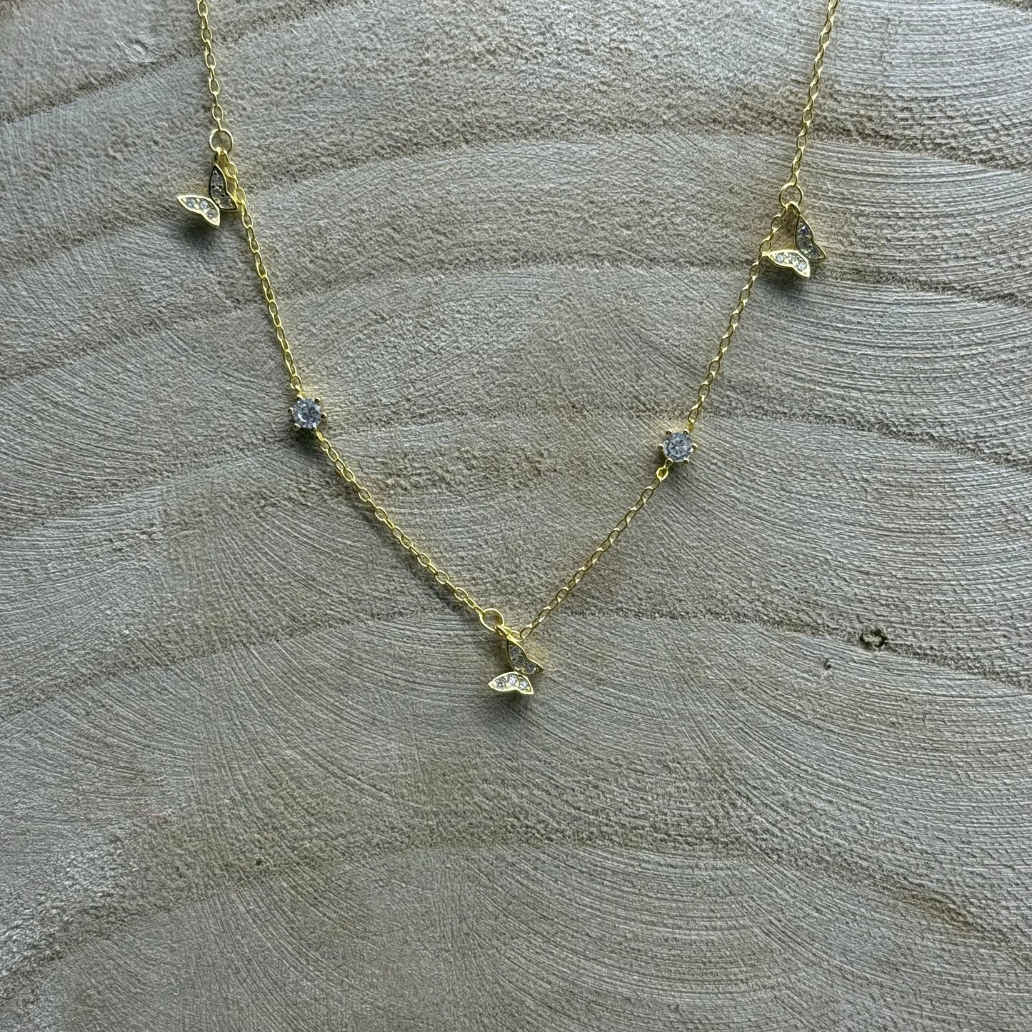 Kette / Schmetterling Gold