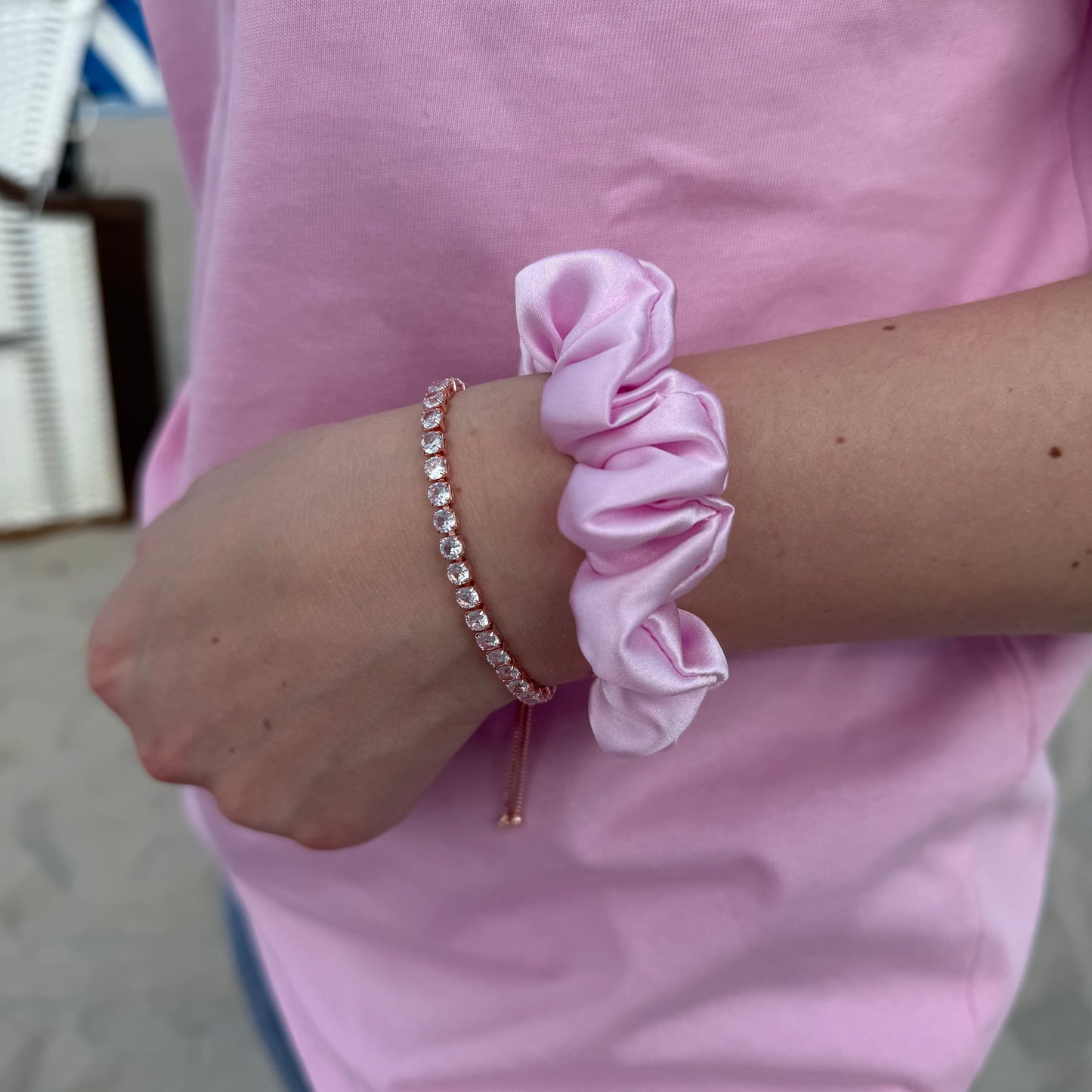 Silk Scrunchie / Blushberry