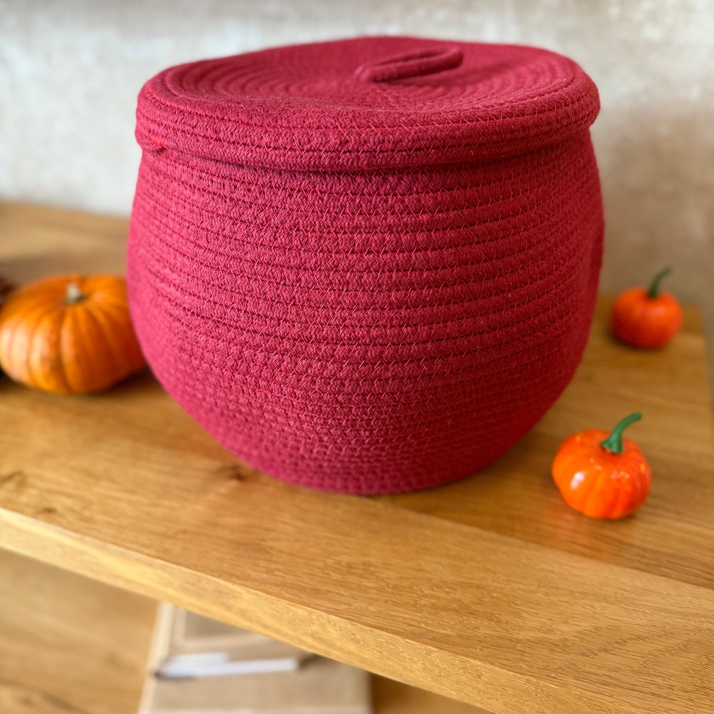 Aufbewahrungskorb Baumwolle RedVelvet