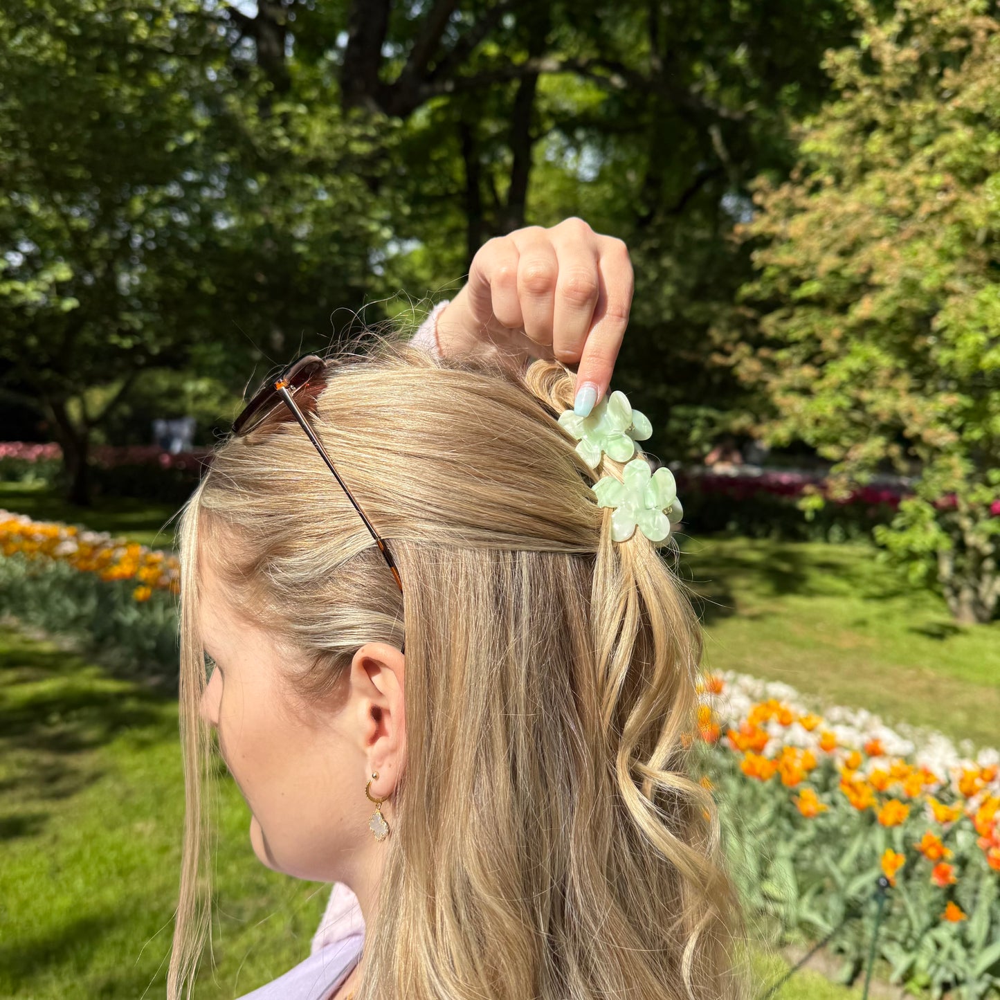 FlowerPower Clip 2er Set / Minty Mini