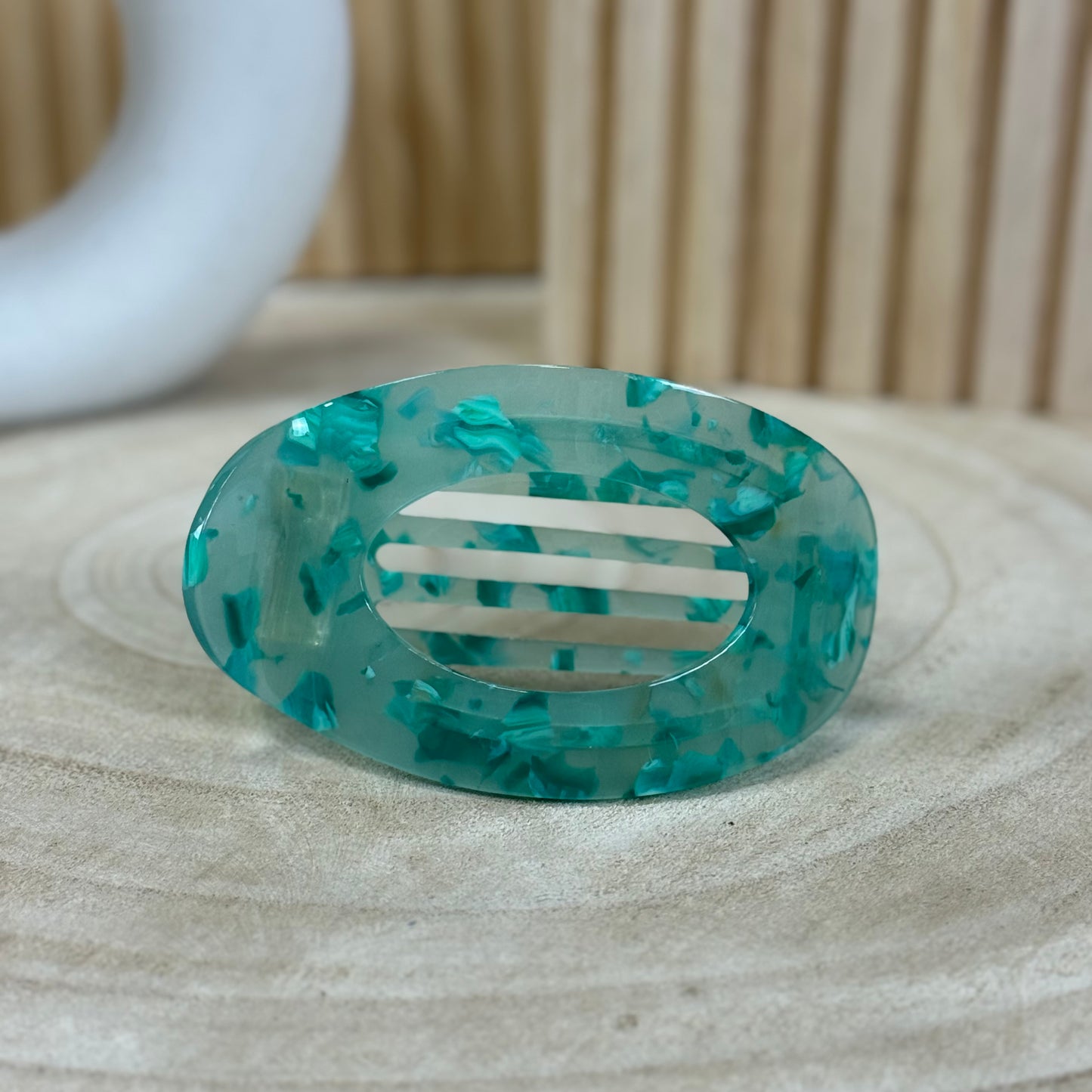 Flacher Clip / GreenSparkle