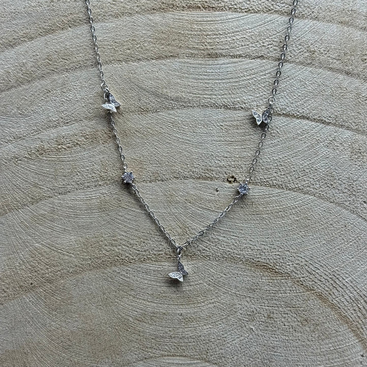 Kette / Schmetterling Silber