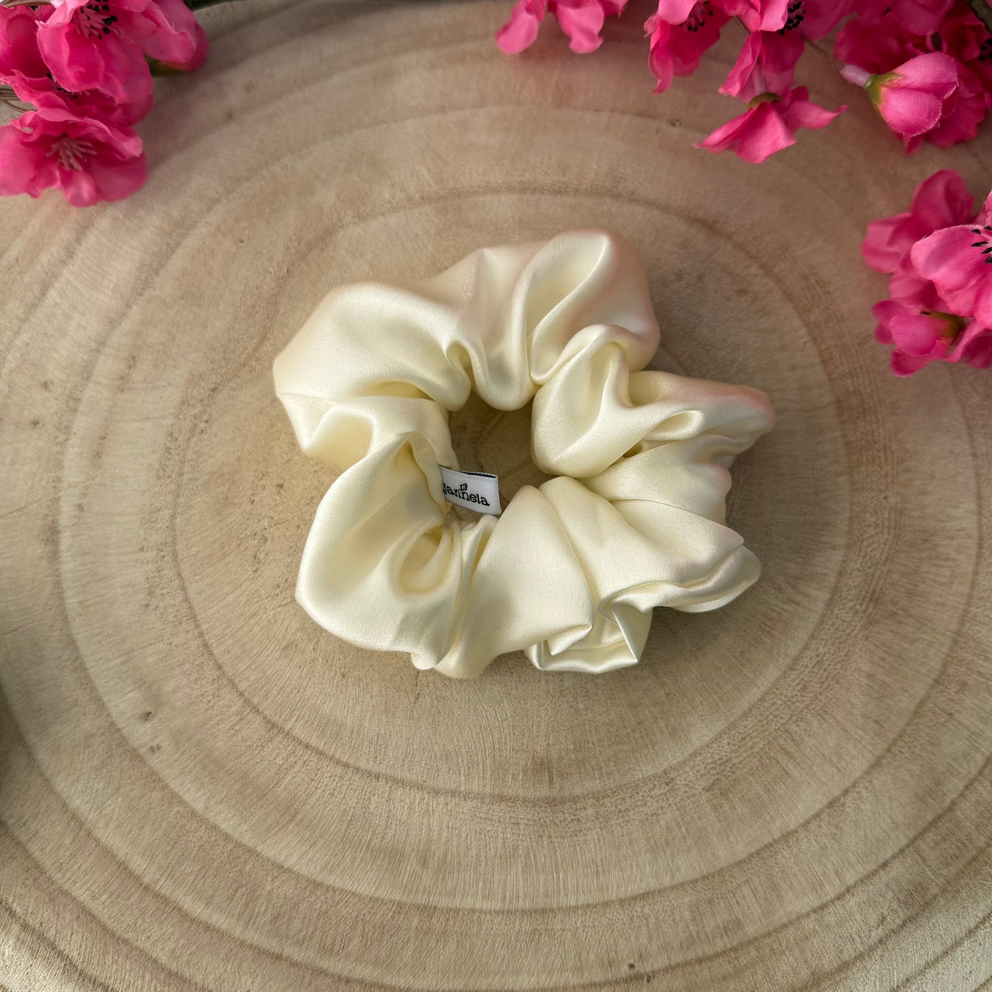 Silk Scrunchie / Lemon