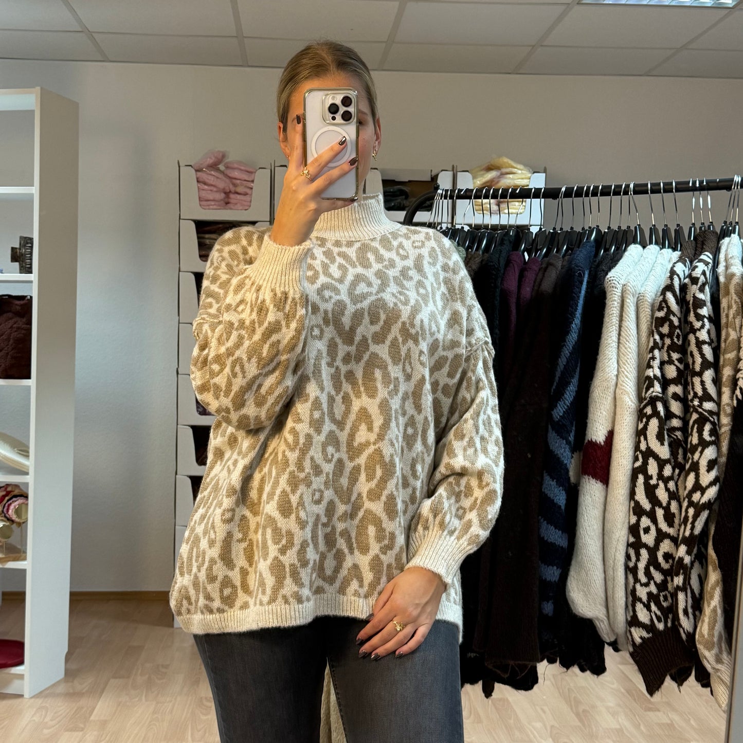 Pullover Leo/ Beige