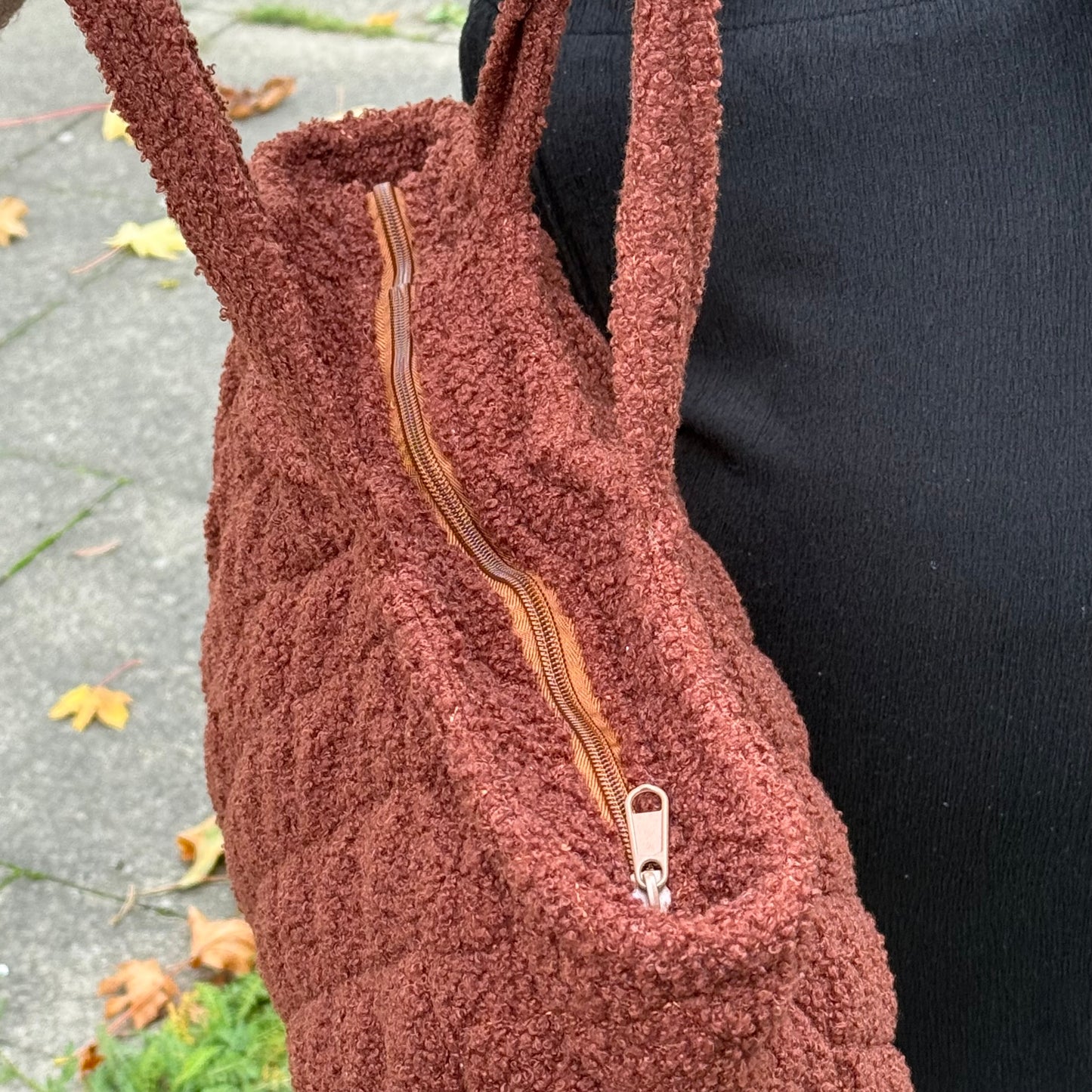 Cozy Teddy Tasche / Schoko