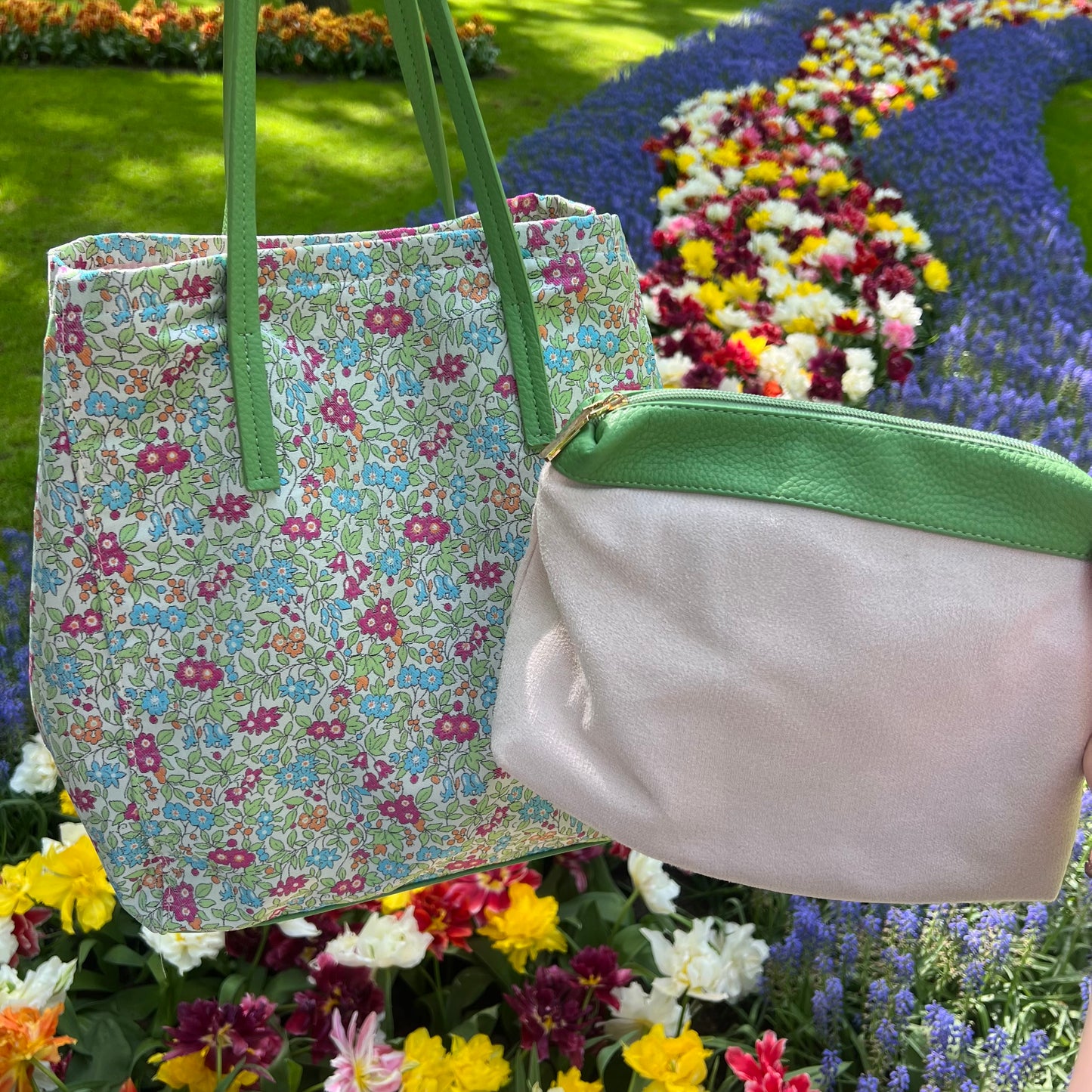Flora Tasche / Grün