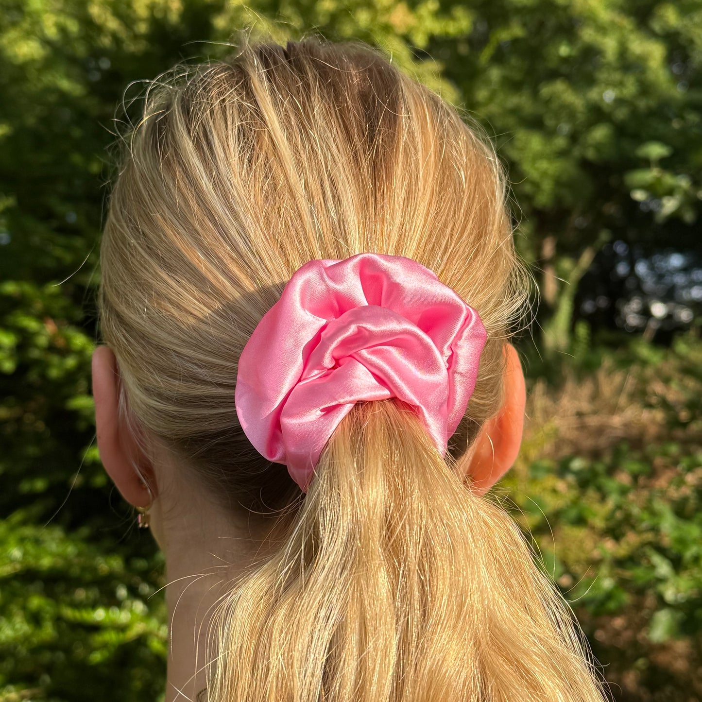 Silk Scrunchie / Soft Pink 4,5 cm