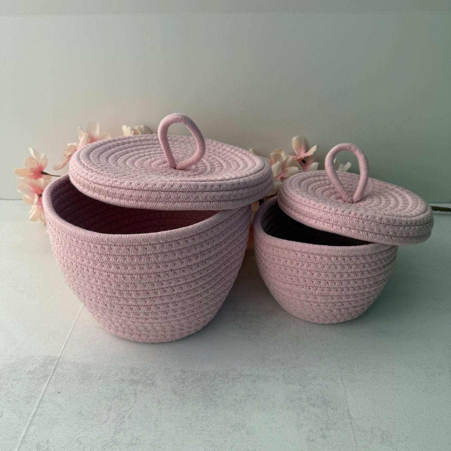 Aufbewahrungskorb / Rosy Dream 2er Set