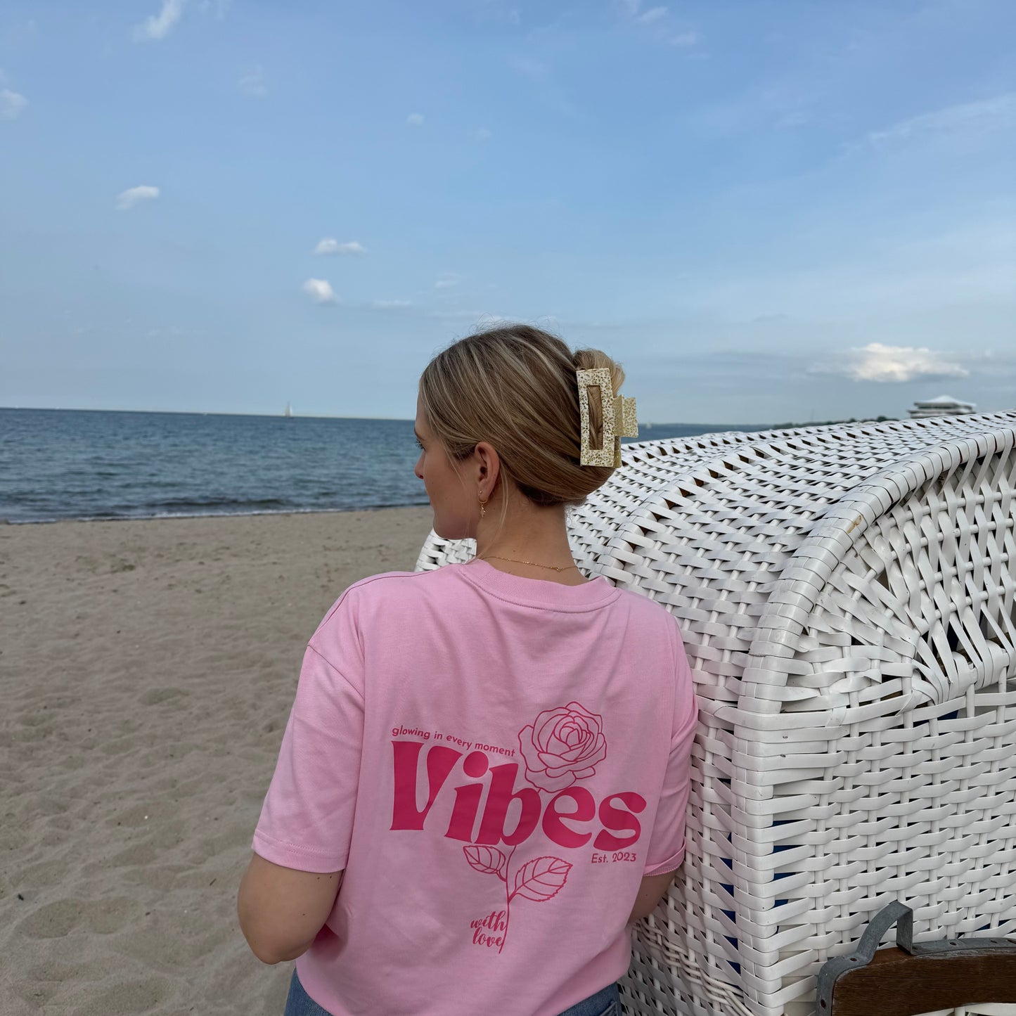 Oversized T-Shirt / Rosy Vibe
