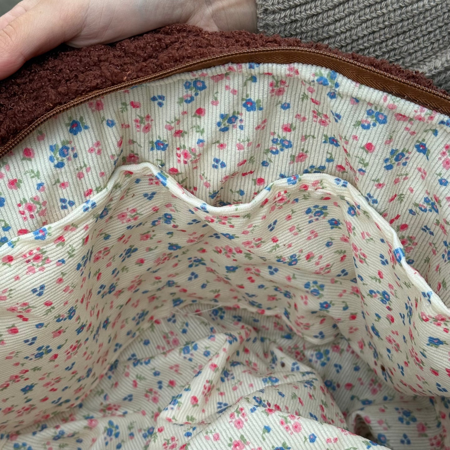 Cozy Teddy Tasche / Schoko