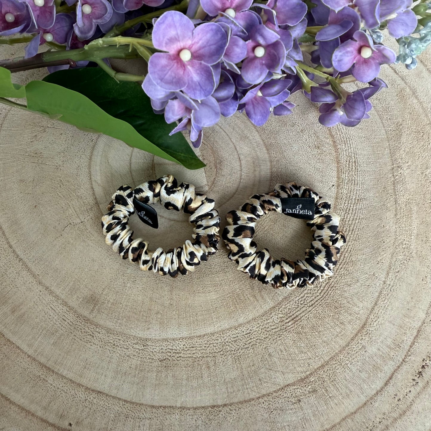 Silk Scrunchie 2er Set / Leo Mini