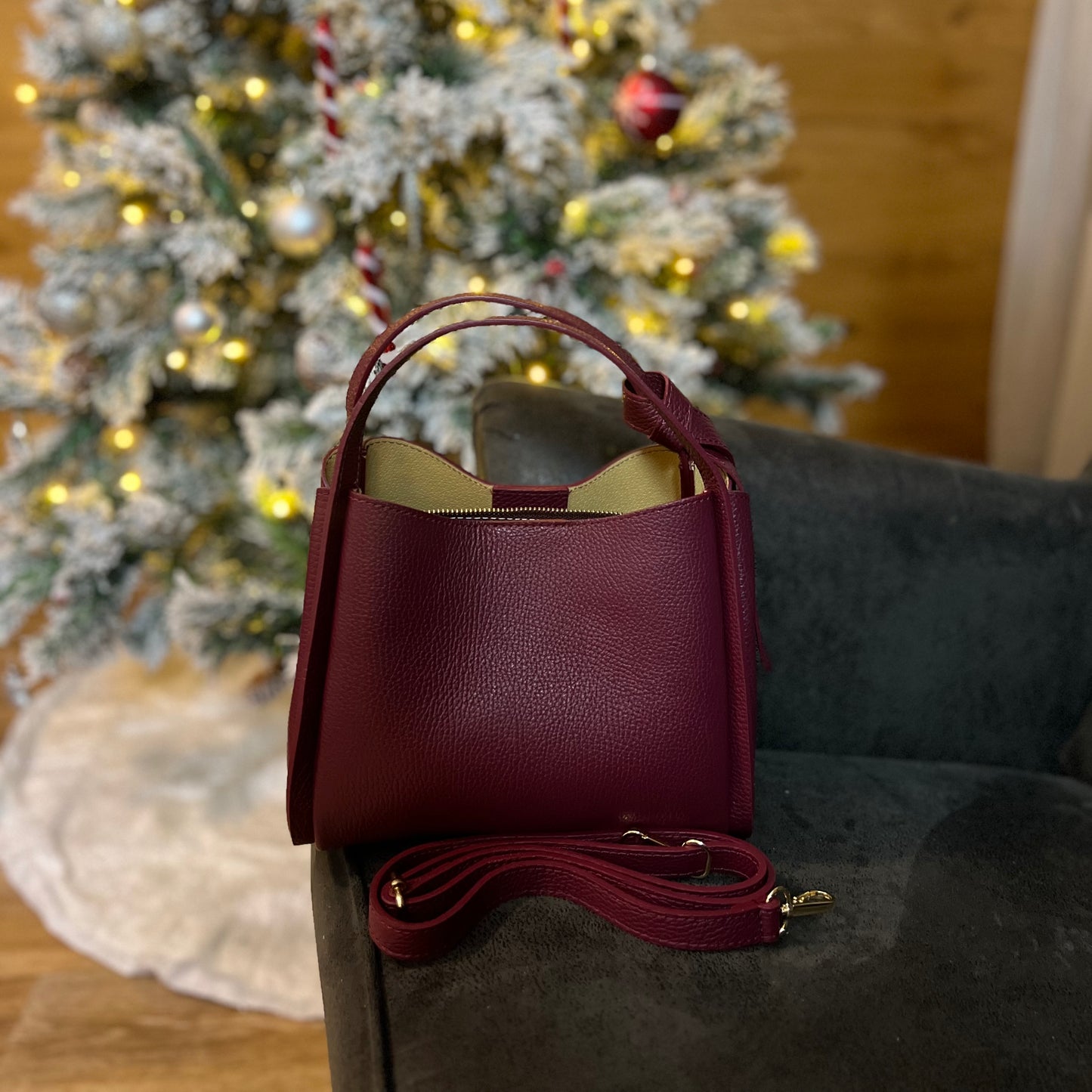 Cleo Tasche / Weinrot