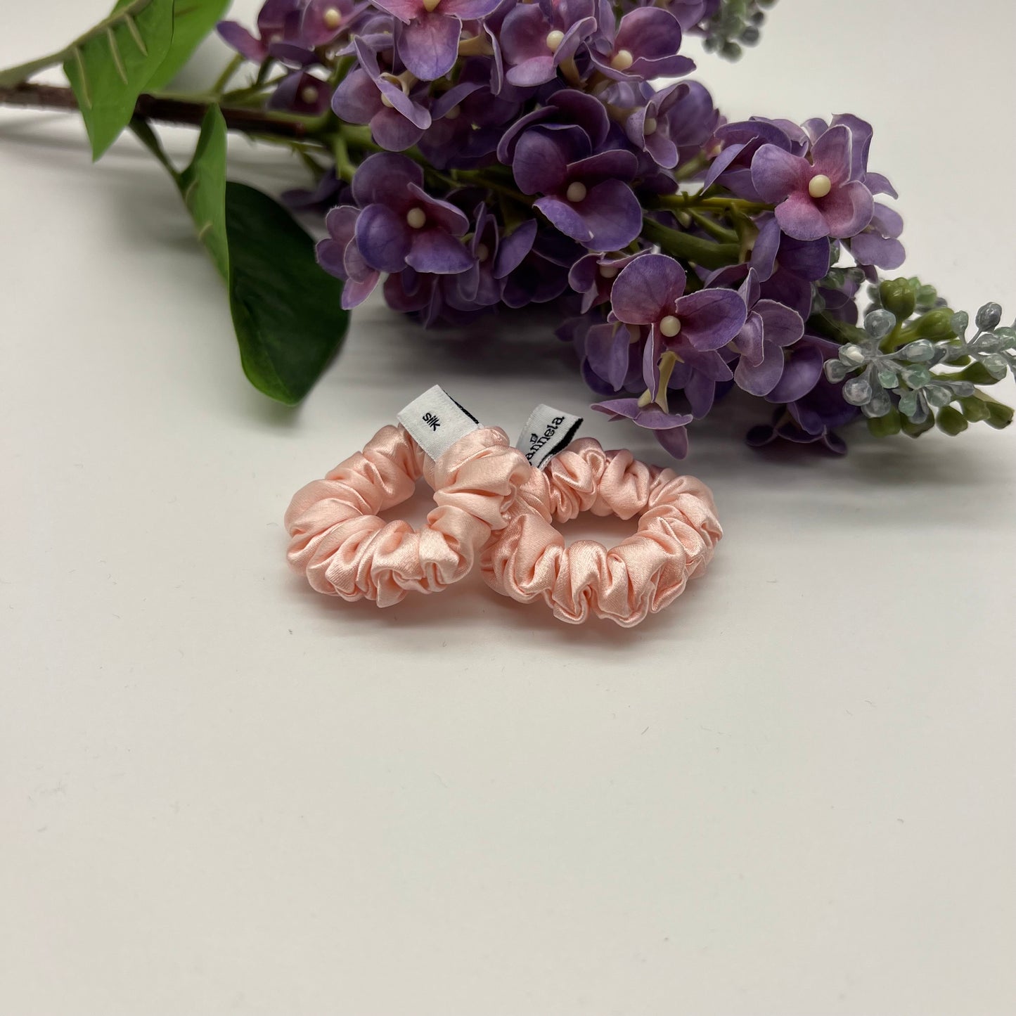 Silk Scrunchie 2er Set / Rosi