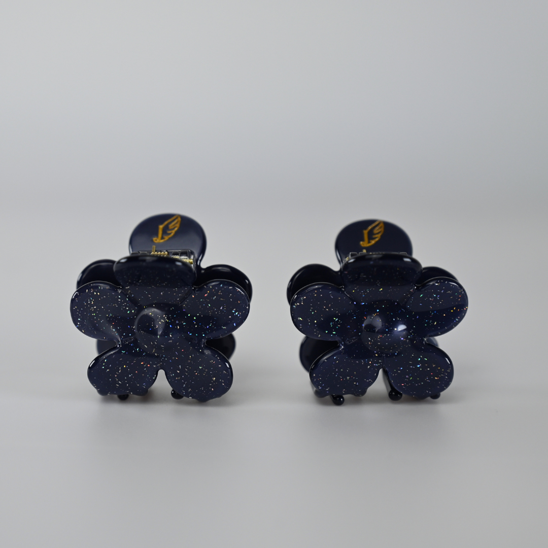 FlowerPower Clip 2er Set / BlueSparkle Mini