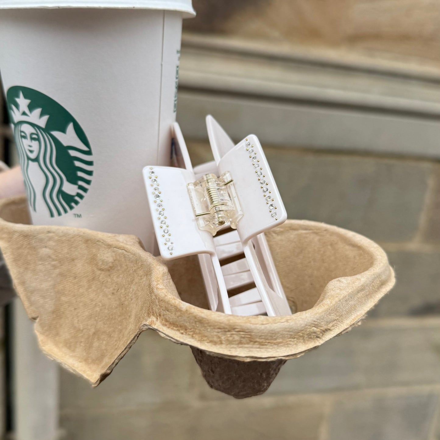 Highlight Clip / BeigeDiamond L