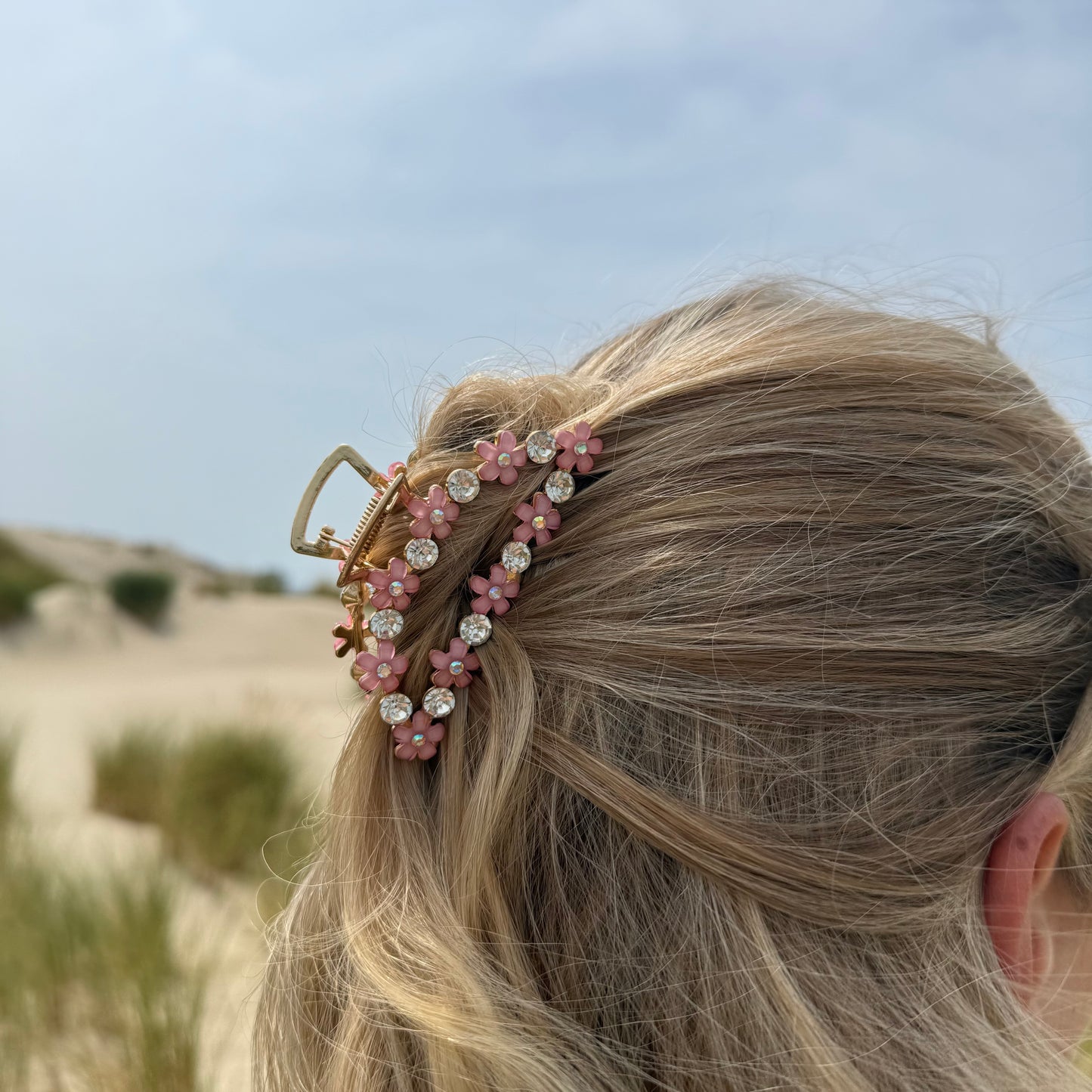 Round Metall Clip / DiamantFlower
