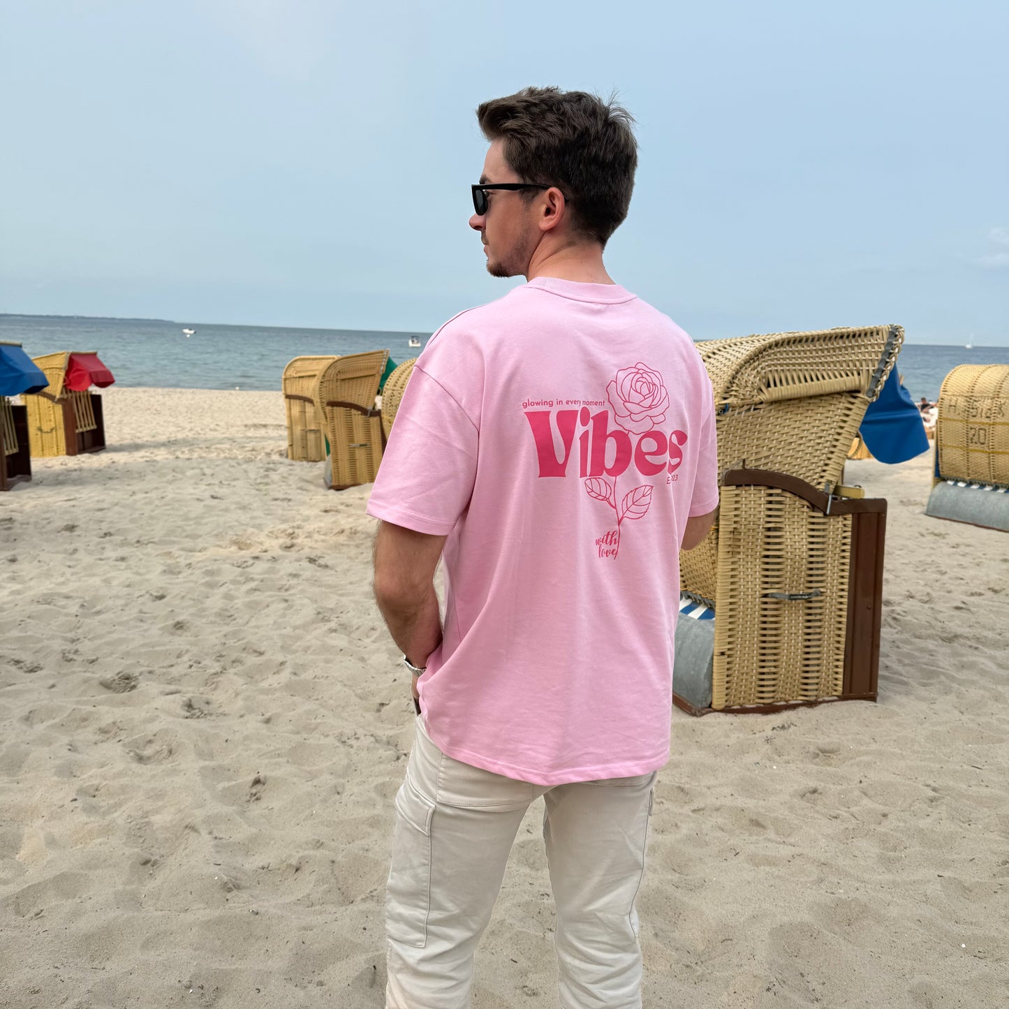 Oversized T-Shirt / Rosy Vibe