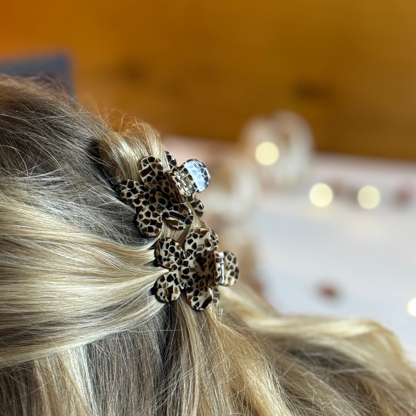 FlowerPower Clip 2er Set / Mocca Mini