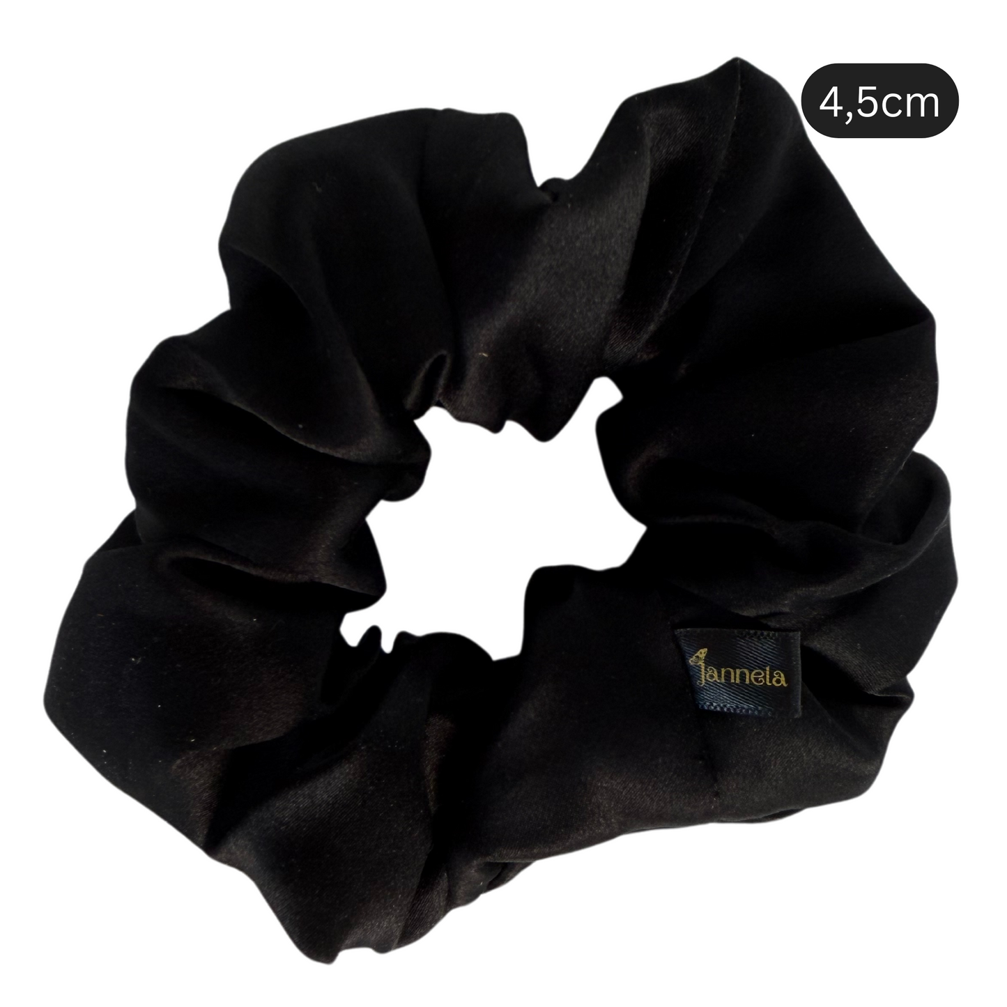 Silk Scrunchie / Blacky