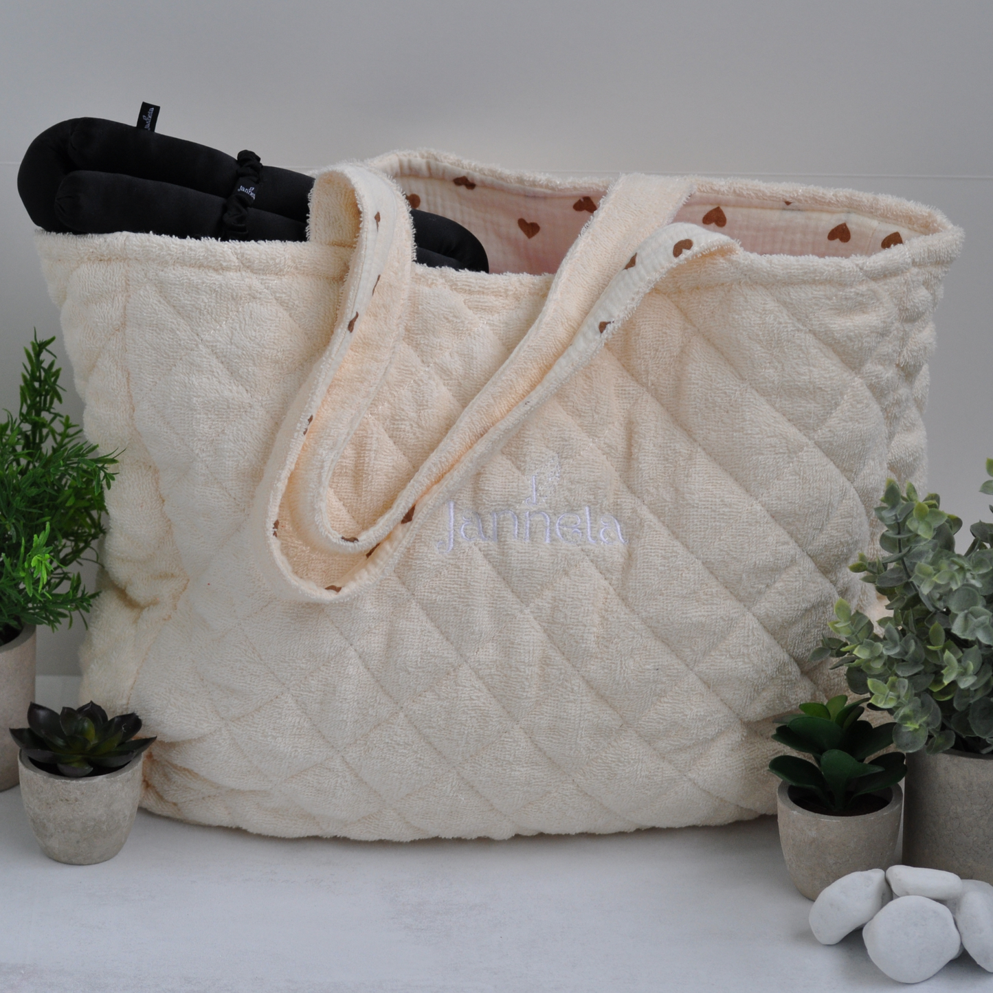 Teddy Tasche / Beige