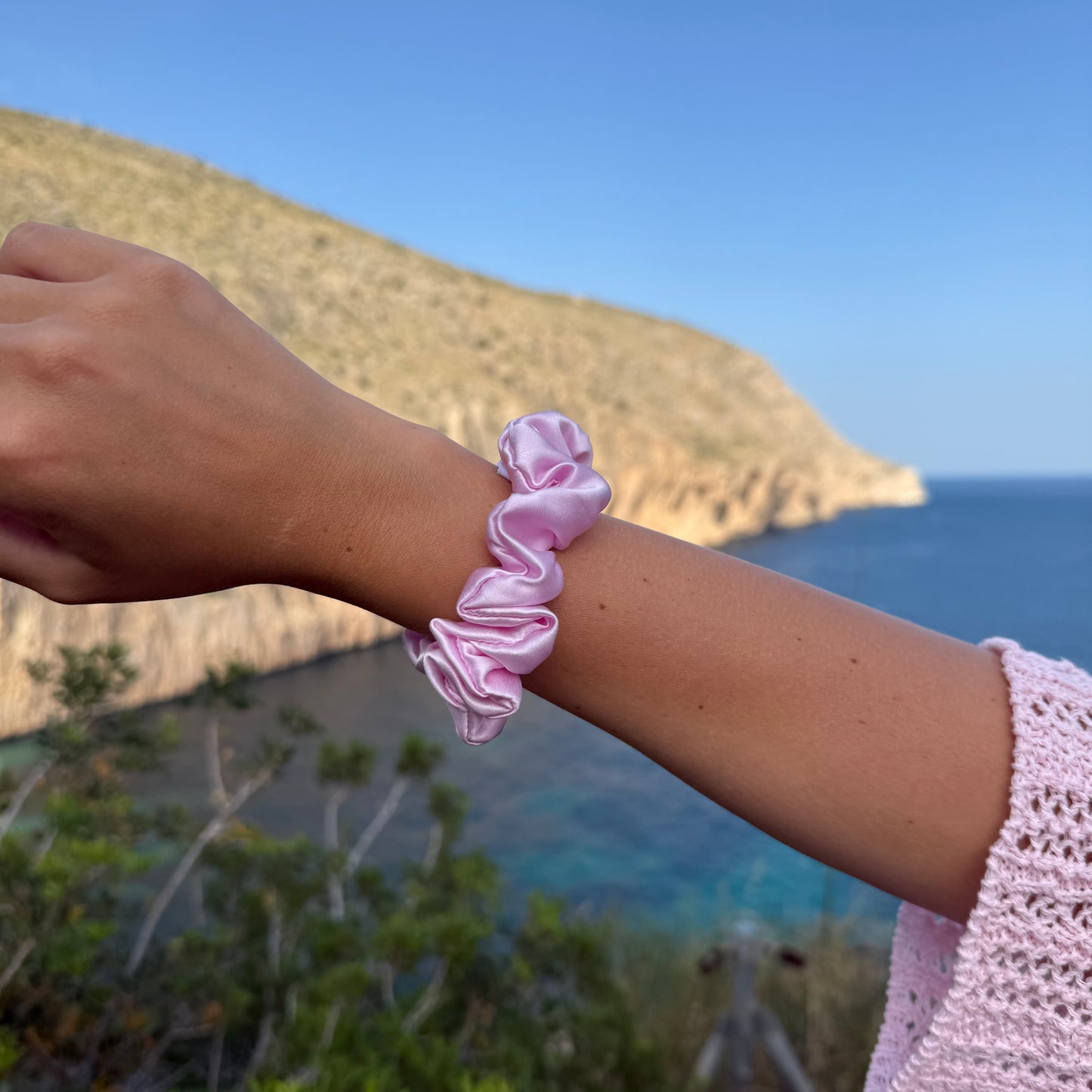 Silk Scrunchie / Blushberry