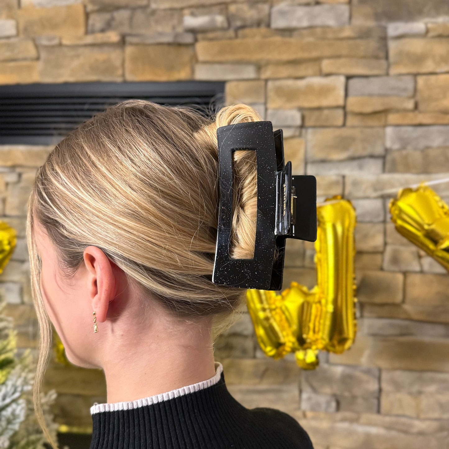 Highlight Clip / BlackSparkle XXL