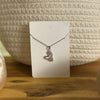Kette / Double Heart Rosa
