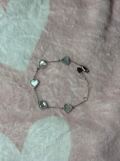 Herz Armband / Silber
