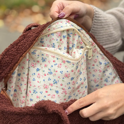 Cozy Teddy Tasche / Schoko