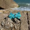 FlowerPower Clip 2er Set / TürkisGlow Mini