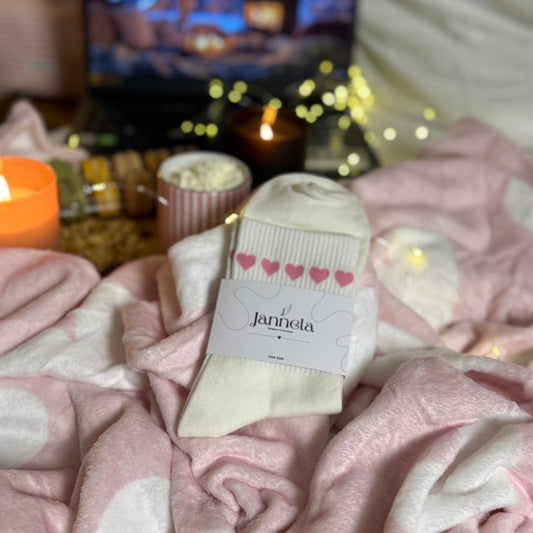 Socken / Herz Rosa 2er Pack