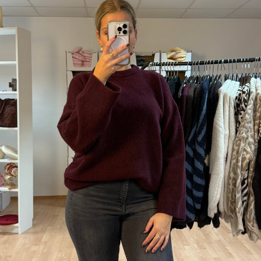 Pullover / Weinrot