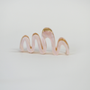 Wave Metall Haarklammer / Roseshine