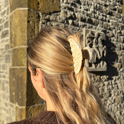 Round Clip / VanillaCreamDiamond  L