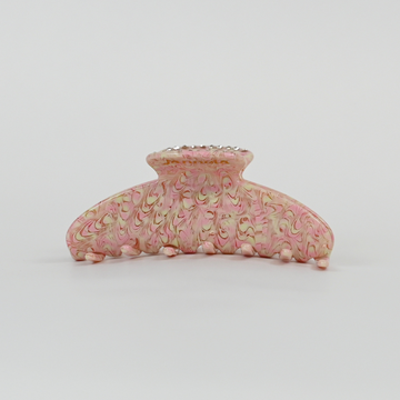 Round Clip / PeachLimeDiamond L