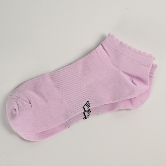 Sneaker Socken / Flieder 2er Pack (Rüschen)