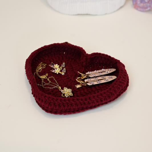 Aufbewahrungsschale Stoff Herz