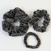 Silk Scrunchie / LeoBlacknWhite