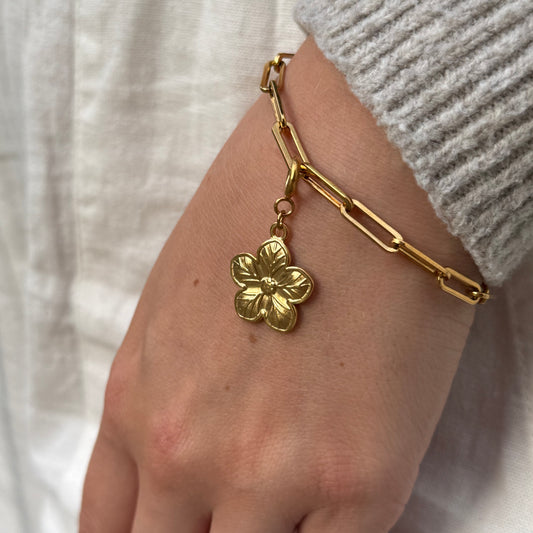 Charm / Blume Gold (Schmuck)