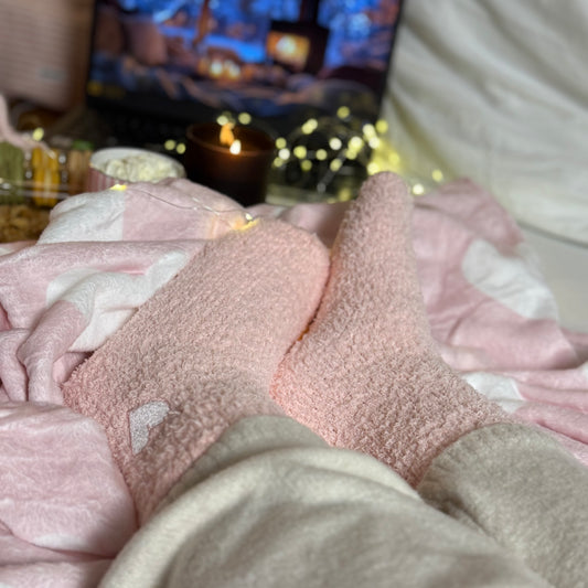Kuschelsocken / Rosa