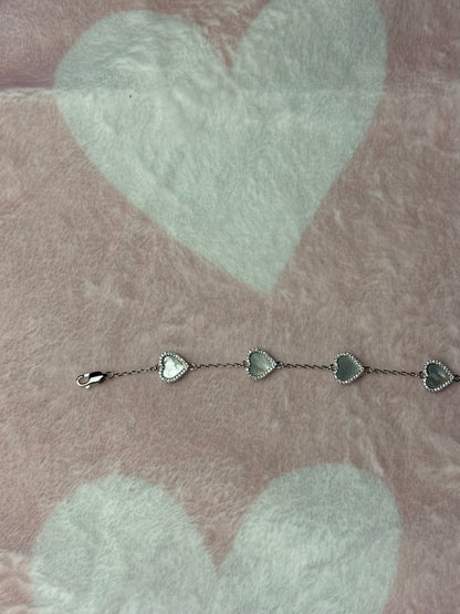 Herz Armband / Silber