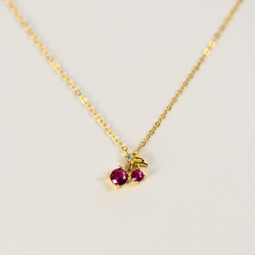 Cherry Kette / Gold