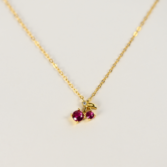 Cherry Kette / Gold