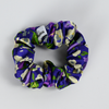 Silk Scrunchie / PurpleFlower