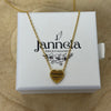 Herz Kette / Brown