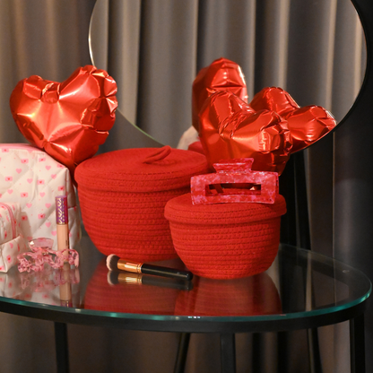 Aufbewahrungskorb / Love 2er Set