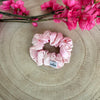 Silk Scrunchie / Rosy Flower