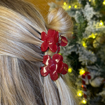 FlowerPower Clip 2er Set / RedSparkle Mini