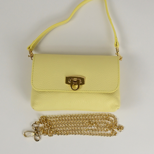 May Tasche / Butter Yellow Leder
