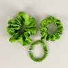 Silk Scrunchie / Lime